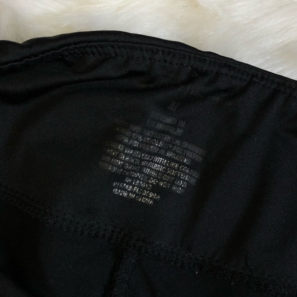 Black Workout Pants with Mesh Leg Panel | 2 for $10 Bundle Item - Picture 3 of 4